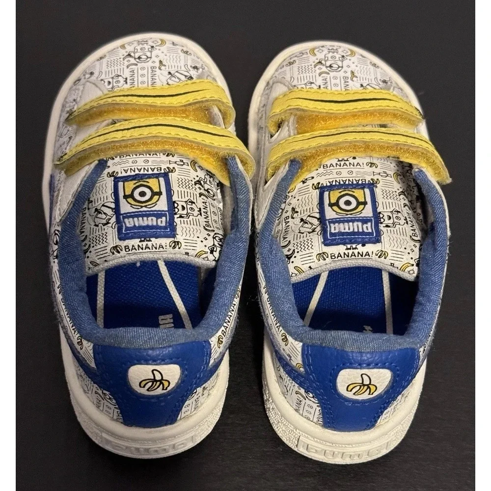 Puma X Minions Despicable Me Banana Cartoon Sneakers Baby Toddler Size 9C